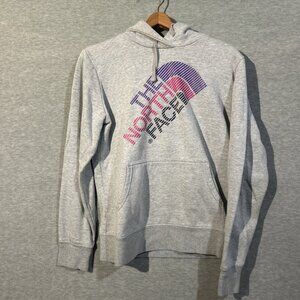 The North Face Hoodie Women's Medium Gray Half Dome Graphic